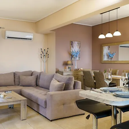 Mountain And Sea - Stunning Sea View Luxury Apartment Achlia